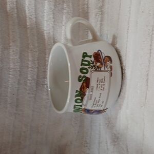 Vintage Onion Soup‎ Mug  XLarge Cup